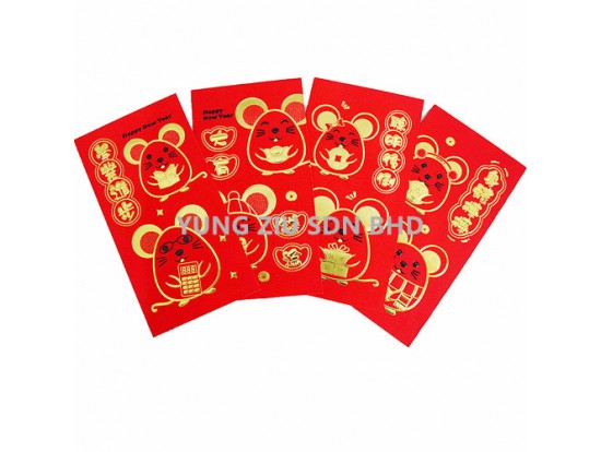 JC1714# RED ENVELOPE(17CM)(6P/SET)CNY(9200)